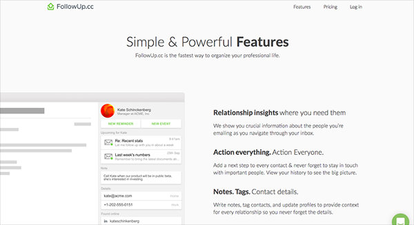 FollowUp.cc screenshot