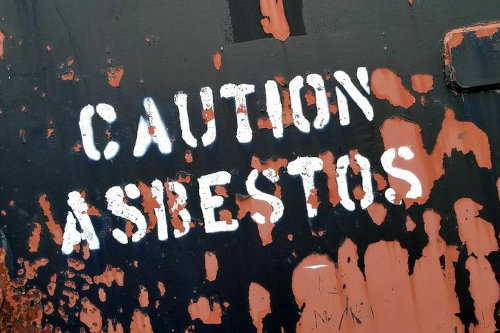 Caution asbestos