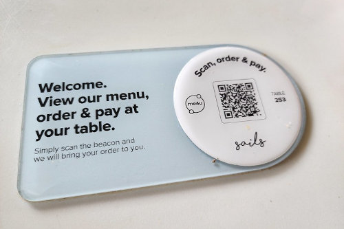 Menu QR code