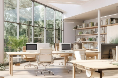 Tidy office space