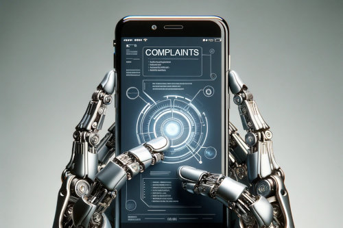 Using AI for handling customer complaints