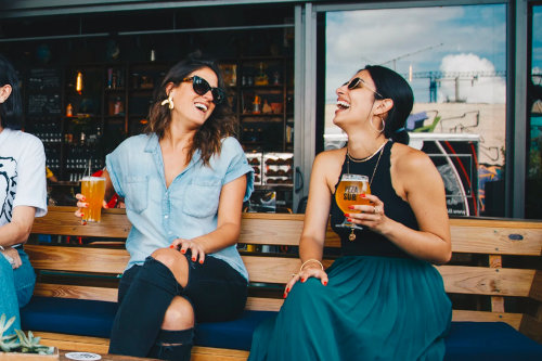 Mobile bar guests