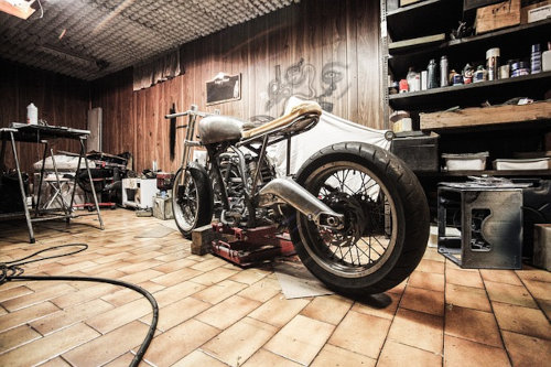 Motorbike garage