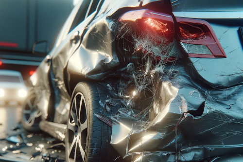 Rear-end accident