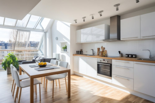 Modern kitchen cabinets