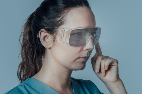 Prescription safety glasses