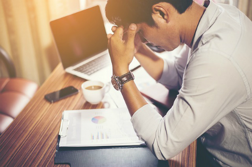 Businessman receiving IRS CP 2000 notice