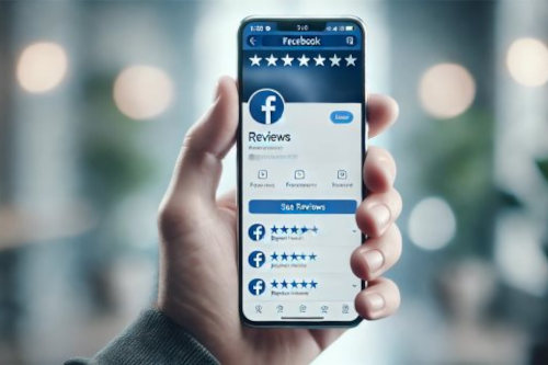 Facebook reviews on mobile