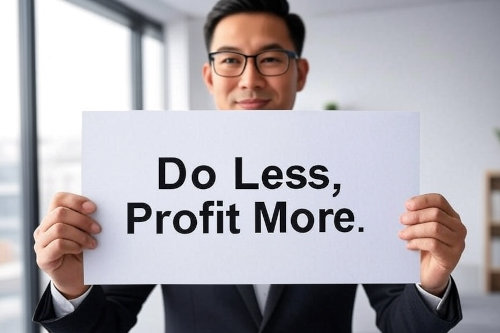 Do less, profit more