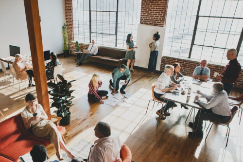 Co-working industrial spaces